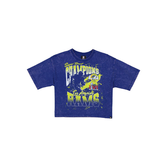 Los Angeles Rams Sport Classics Women's Cropped T-Shirt - New Era Cap