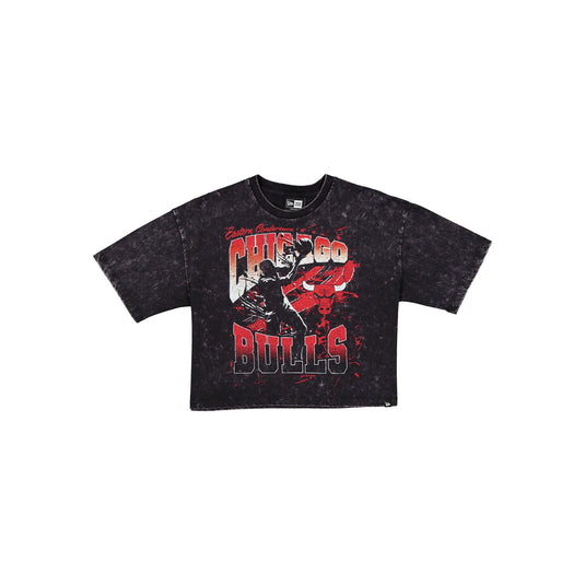 Chicago Bulls Sport Classics Women's Cropped T-Shirt - New Era Cap