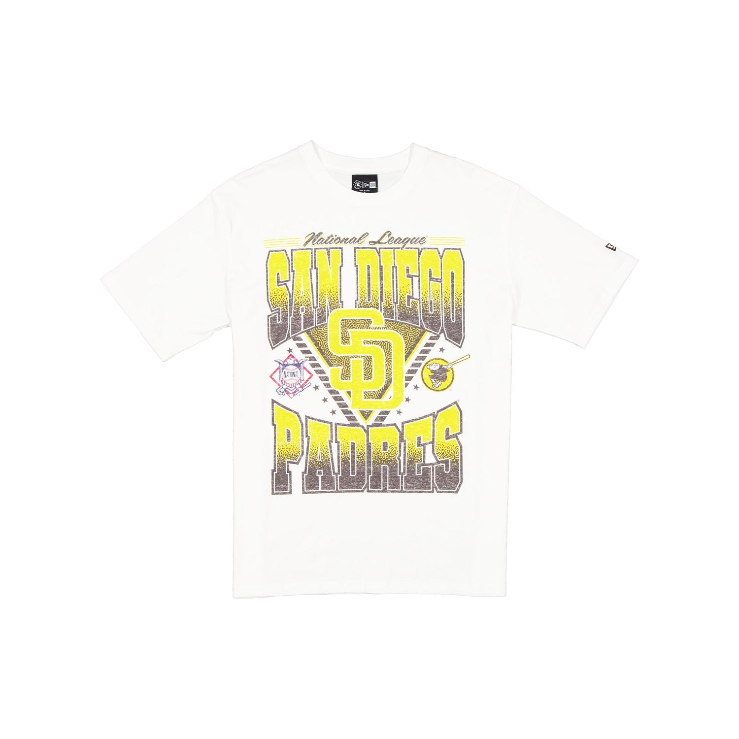 San Diego Padres Sport Classics Washed Optic White T-Shirt
