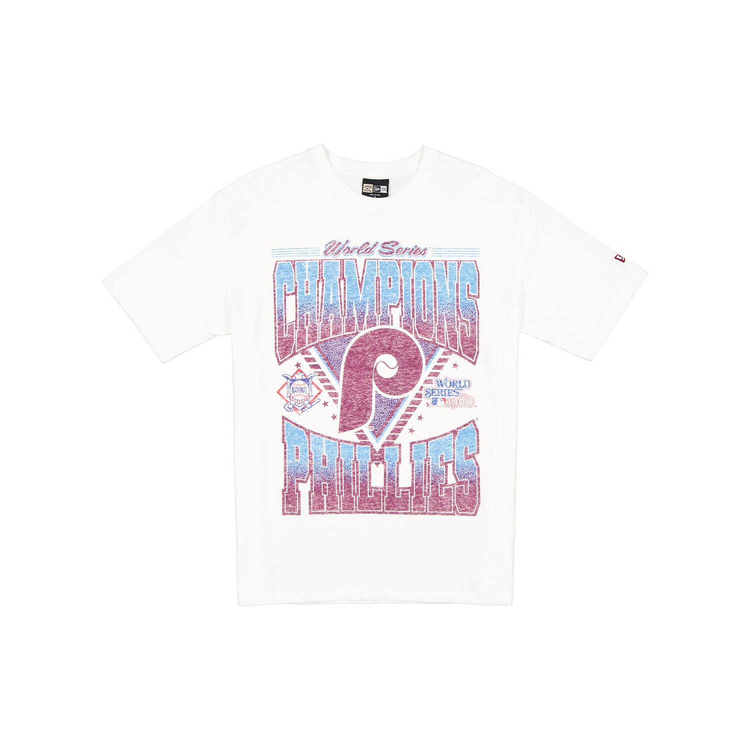 Philadelphia Phillies Sport Classics Washed Optic White T-Shirt