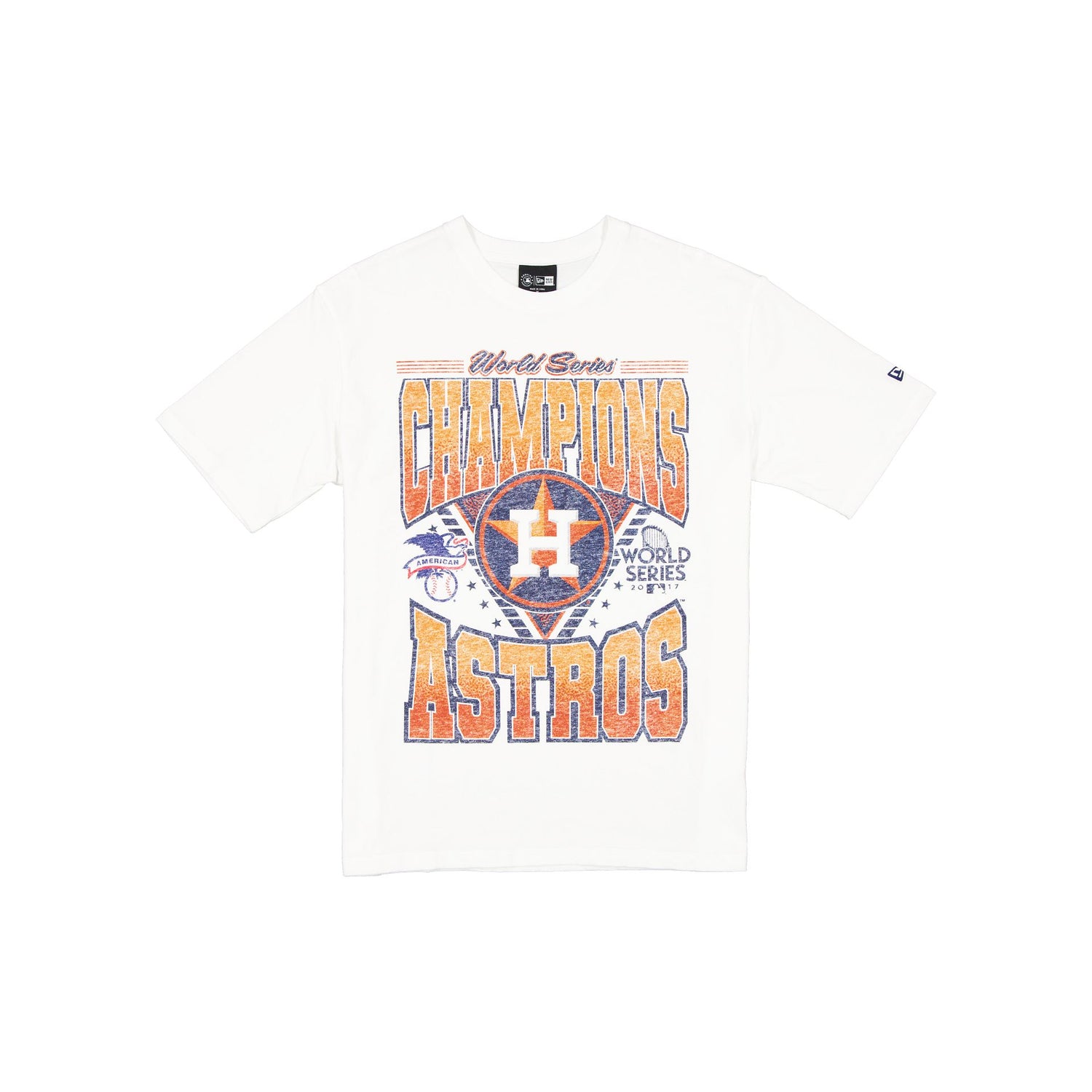 Houston Astros Sport Classics Washed Optic White T-Shirt
