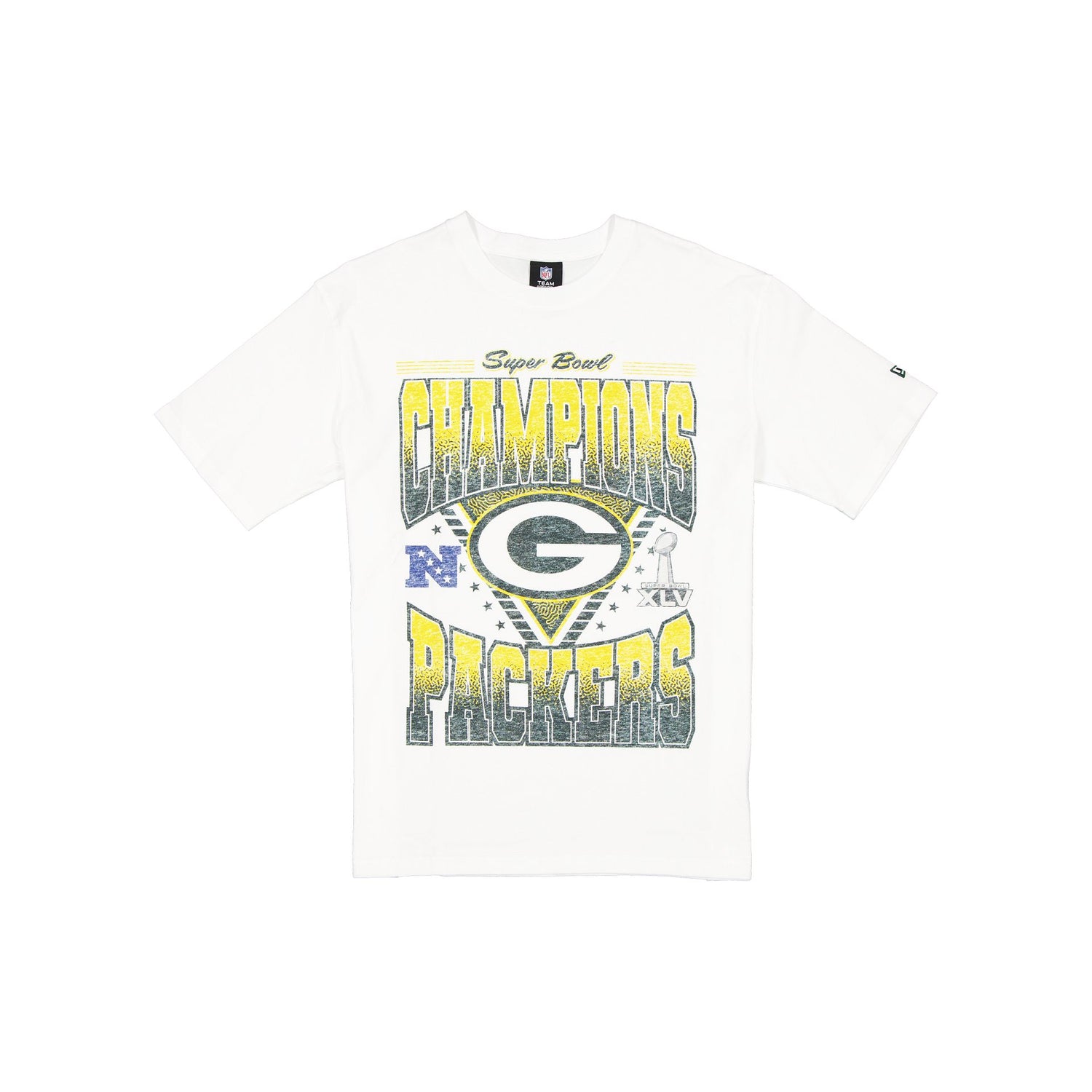 Green Bay Packers Sport Classics Washed Optic White T-Shirt