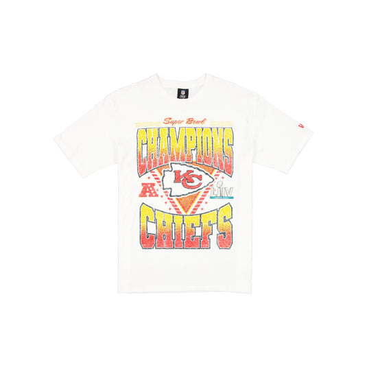 Kansas City Chiefs Sport Classics Washed Optic White T-Shirt - New Era Cap