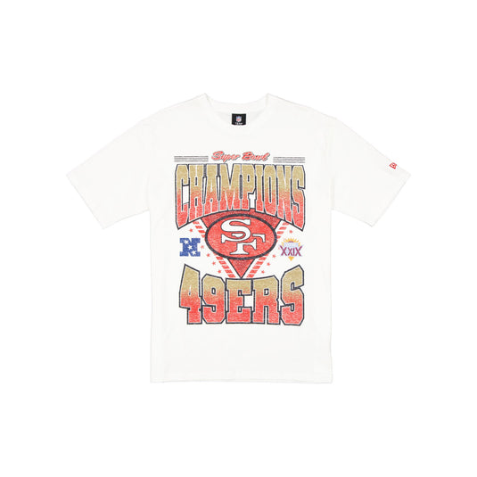 San Francisco 49ers Sport Classics Washed Optic White T-Shirt - New Era Cap
