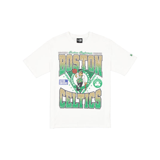 Boston Celtics Sport Classics Washed Optic White T-Shirt - New Era Cap