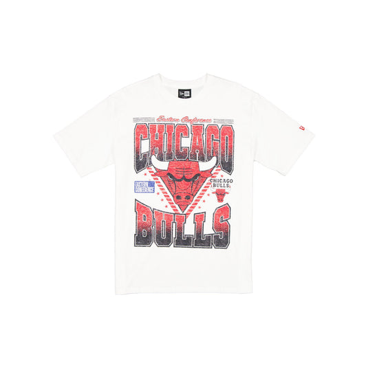 Chicago Bulls Sport Classics Washed Optic White T-Shirt - New Era Cap