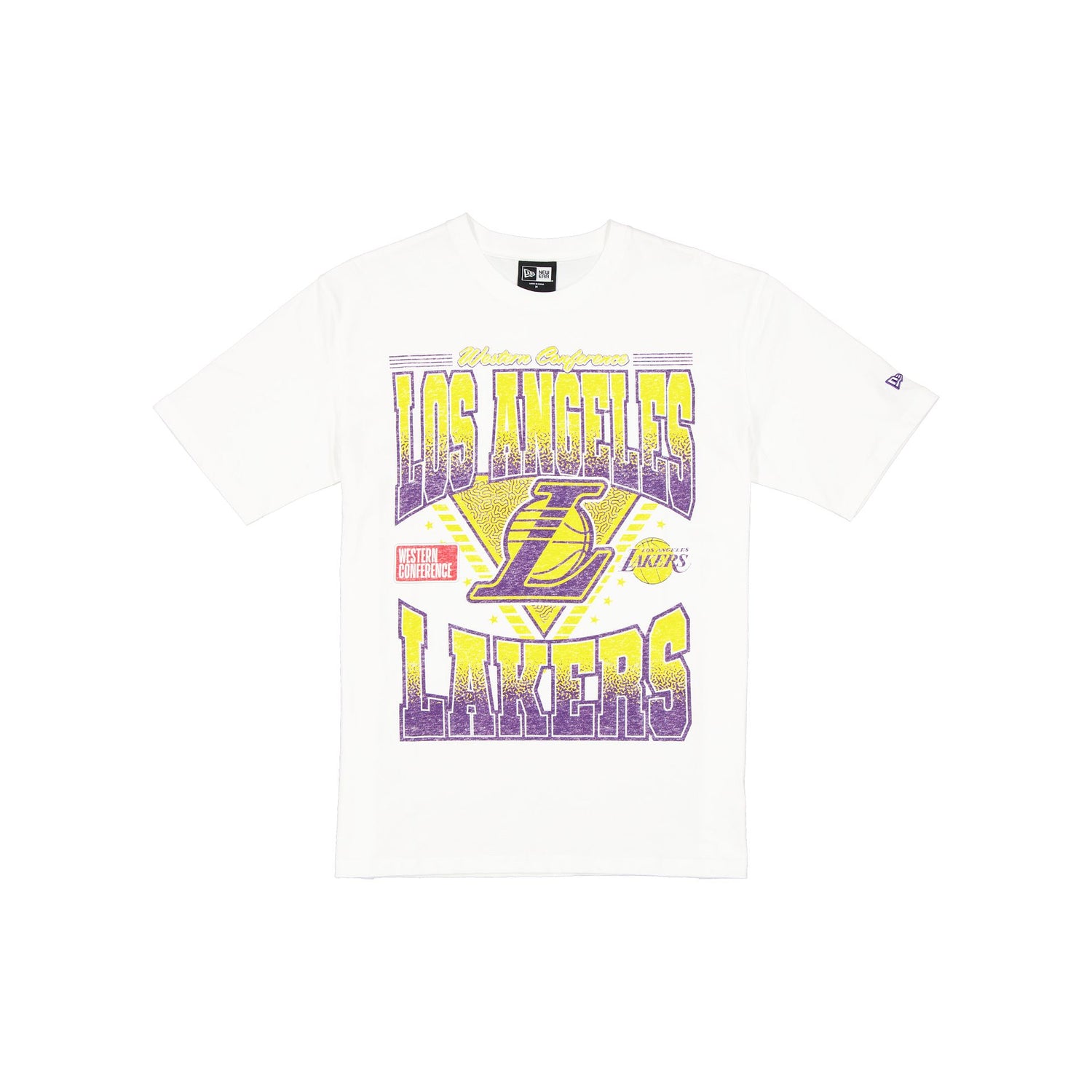 Los Angeles Lakers Sport Classics Washed Optic White T-Shirt