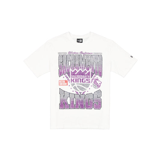 Sacramento Kings Sport Classics Washed Optic White T-Shirt - New Era Cap