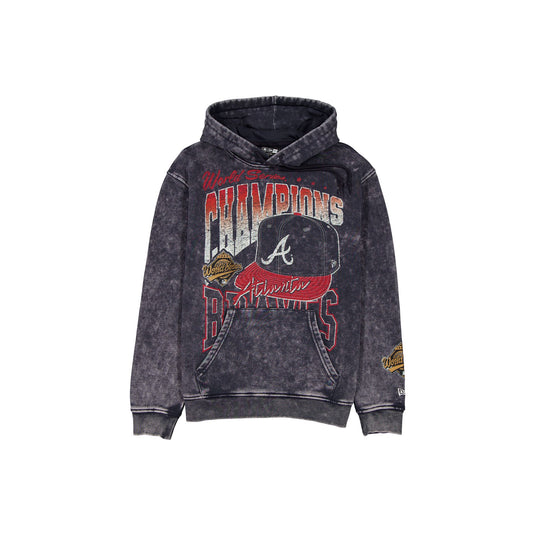Atlanta Braves Sport Classics Washed Hoodie - New Era Cap