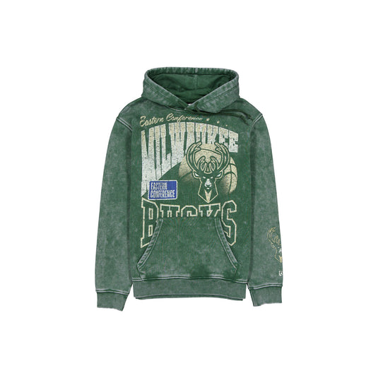 Milwaukee Bucks Sport Classics Washed Hoodie - New Era Cap