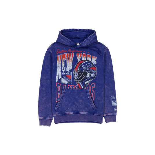 New York Rangers Sport Classics Washed Hoodie - New Era Cap