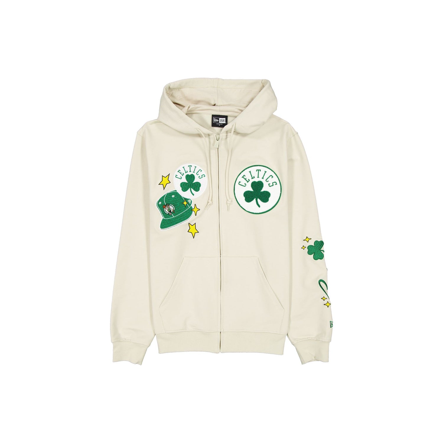 Boston Celtics Stone Logo Select Full-Zip Hoodie