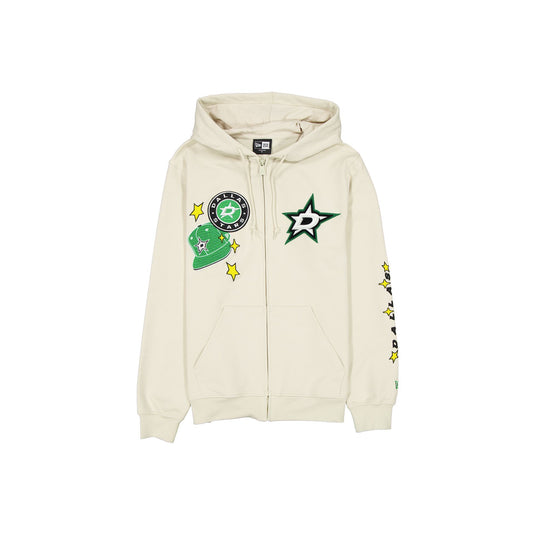 Dallas Stars Stone Logo Select Full-Zip Hoodie - New Era Cap