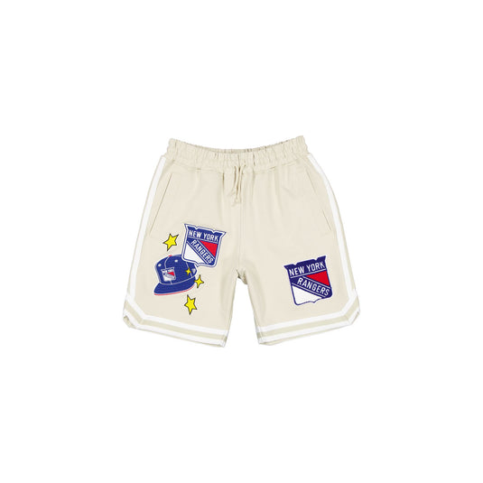 New York Rangers Stone Logo Select Shorts - New Era Cap