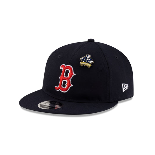 Boston Red Sox Jackie Robinson Day 2025 Retro Crown 9FIFTY Snapback Hat - New Era Cap