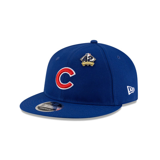 Chicago Cubs Jackie Robinson Day 2025 Retro Crown 9FIFTY Snapback Hat - New Era Cap
