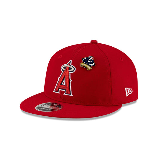 Los Angeles Angels Jackie Robinson Day 2025 Retro Crown 9FIFTY Snapback Hat - New Era Cap