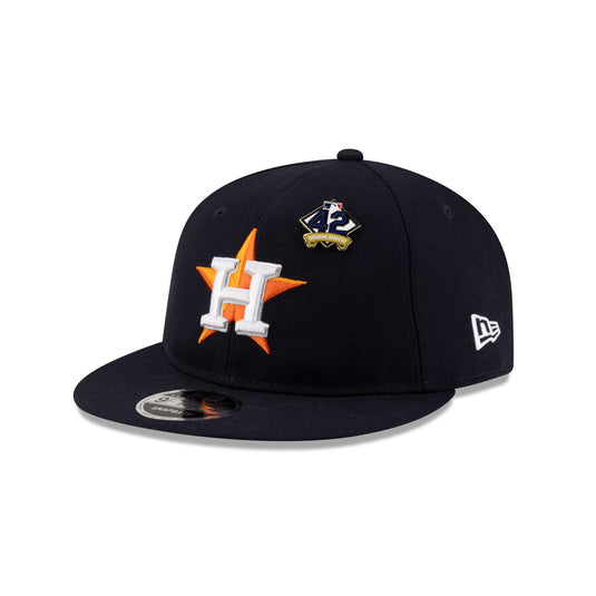 Houston Astros Jackie Robinson Day 2025 Retro Crown 9FIFTY Snapback Hat - New Era Cap