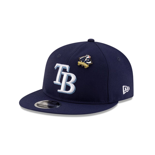 Tampa Bay Rays Jackie Robinson Day 2025 Retro Crown 9FIFTY Snapback Hat - New Era Cap