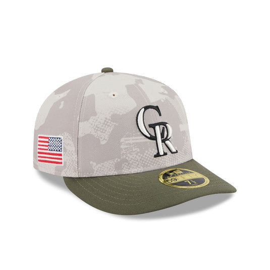 Colorado Rockies Armed Forces Day 2025 Low Profile 59FIFTY Fitted Hat - New Era Cap