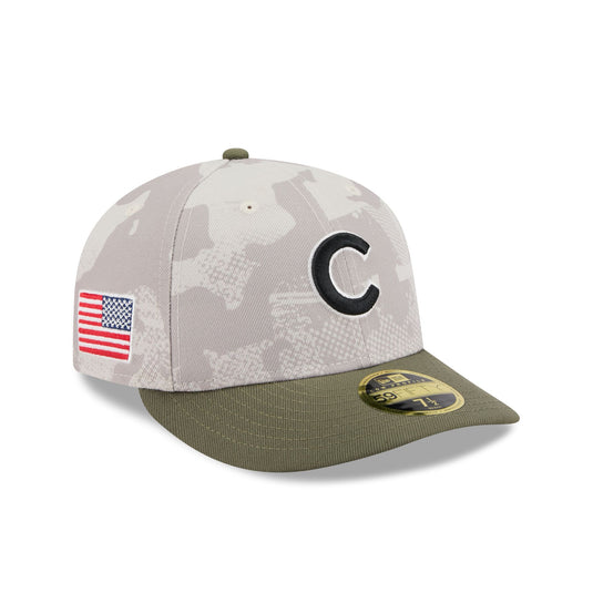 Chicago Cubs Armed Forces Day 2025 Low Profile 59FIFTY Fitted Hat - New Era Cap