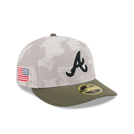 Atlanta Braves Armed Forces Day 2025 Low Profile 59FIFTY Fitted Hat - New Era Cap