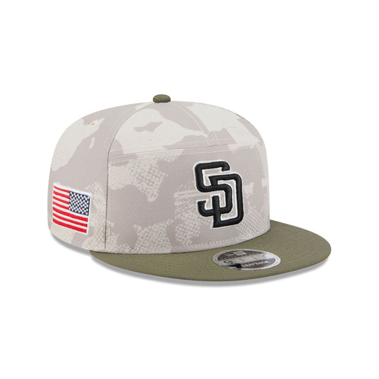 San Diego Padres Armed Forces Day 2025 Split Panel 9FIFTY Snapback Hat - New Era Cap