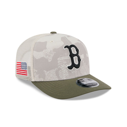 Boston Red Sox Armed Forces Day 2025 9SEVENTY Trucker Hat - New Era Cap