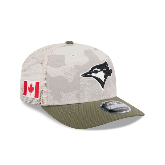Toronto Blue Jays Armed Forces Day 2025 9SEVENTY Trucker Hat - New Era Cap