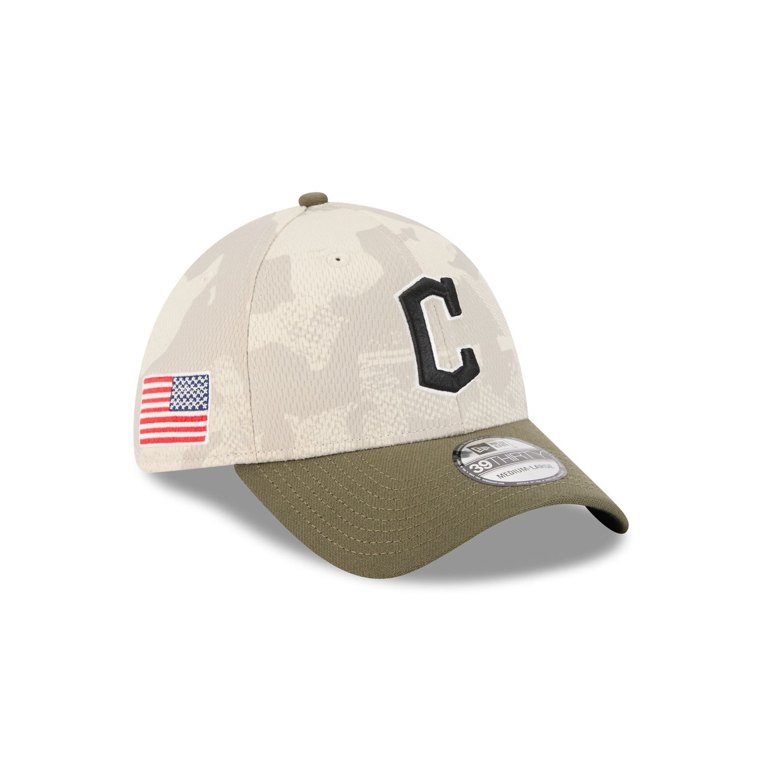 Cleveland Guardians Armed Forces Day 2025 39THIRTY Stretch Fit Hat