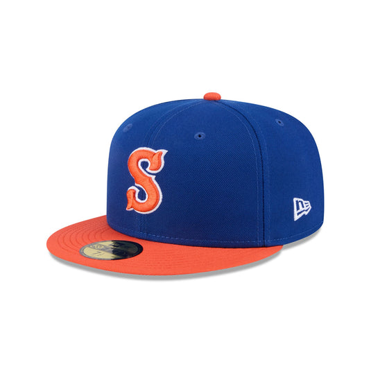 Syracuse Mets Authentic Collection Home 59FIFTY Fitted Hat - New Era Cap
