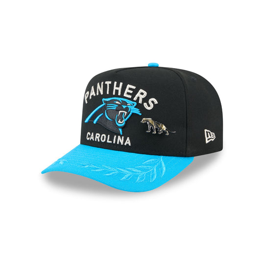 Carolina Panthers 2025 Draft Black 59FIFTY A-Frame Fitted Hat - New Era Cap
