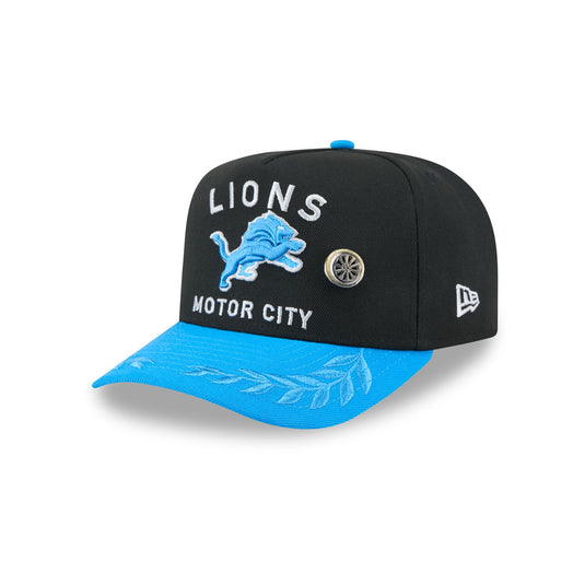 Detroit Lions 2025 Draft Black 59FIFTY A-Frame Fitted Hat - New Era Cap