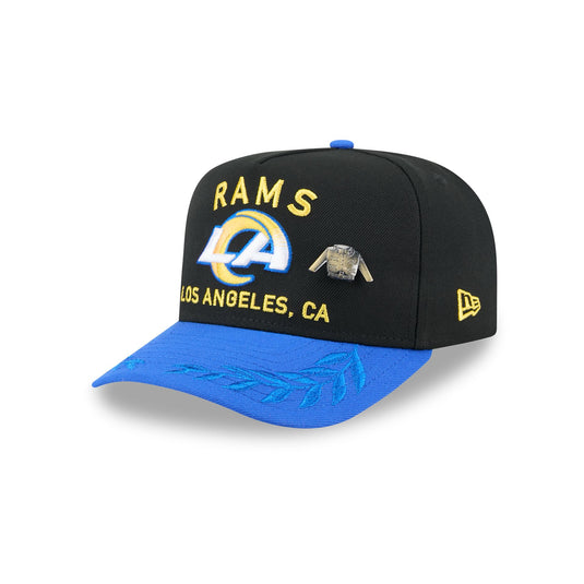 Los Angeles Rams 2025 Draft Black 59FIFTY A-Frame Fitted Hat - New Era Cap