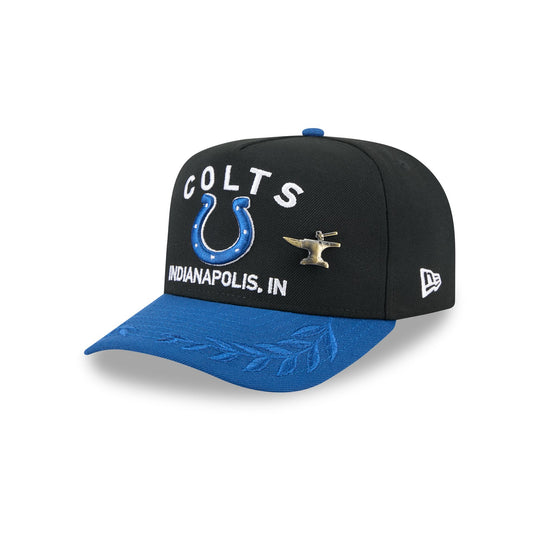 Indianapolis Colts 2025 Draft Black 59FIFTY A-Frame Fitted Hat - New Era Cap