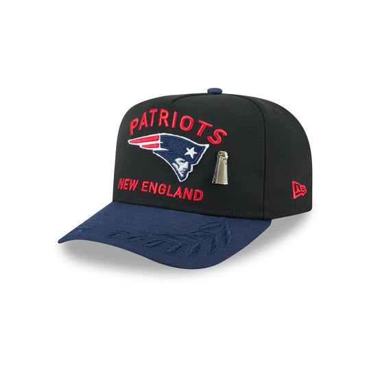 New England Patriots 2025 Draft Black 59FIFTY A-Frame Fitted Hat - New Era Cap