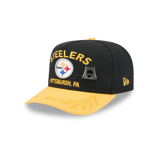 Pittsburgh Steelers 2025 Draft Black 59FIFTY A-Frame Fitted Hat - New Era Cap