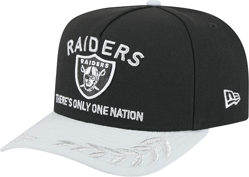Las Vegas Raiders 2025 Draft 9FIFTY A-Frame Snapback Hat
