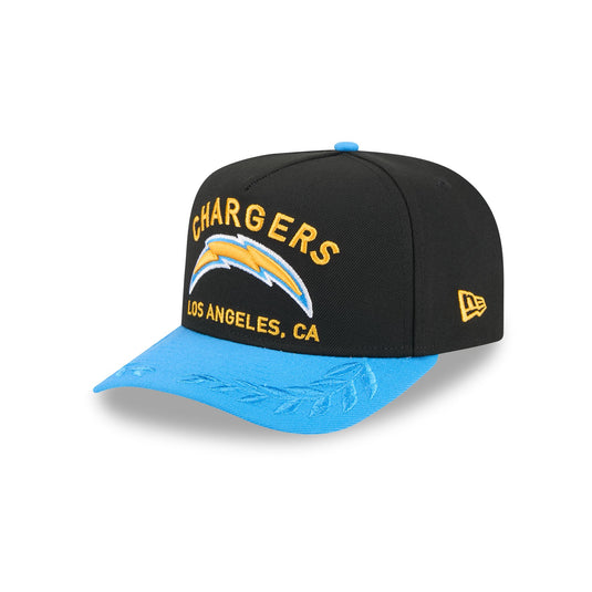 Los Angeles Chargers 2025 Draft 9FIFTY A-Frame Snapback Hat - New Era Cap