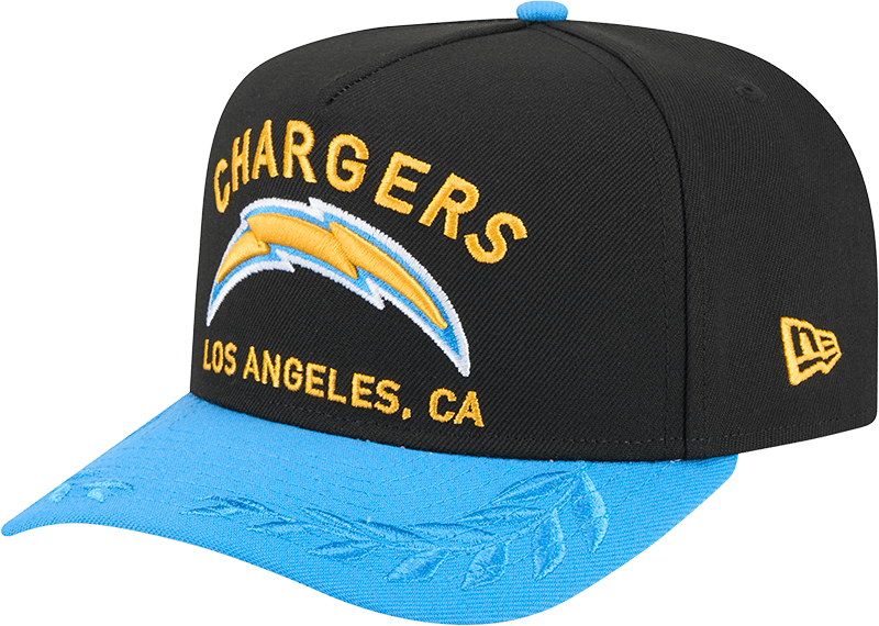 Los Angeles Chargers 2025 Draft 9FIFTY A-Frame Snapback Hat