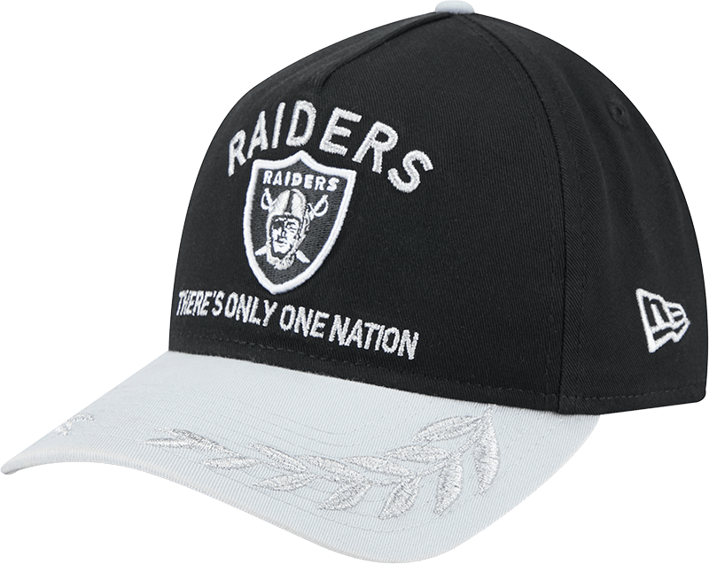 Las Vegas Raiders 2025 Draft 9TWENTY A-Frame Adjustable Hat
