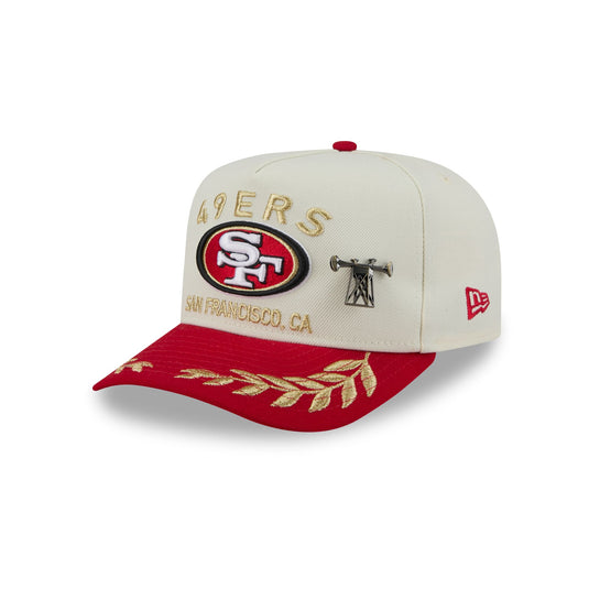 San Francisco 49ers 2025 Draft Chrome White 59FIFTY A-Frame Fitted Hat - New Era Cap