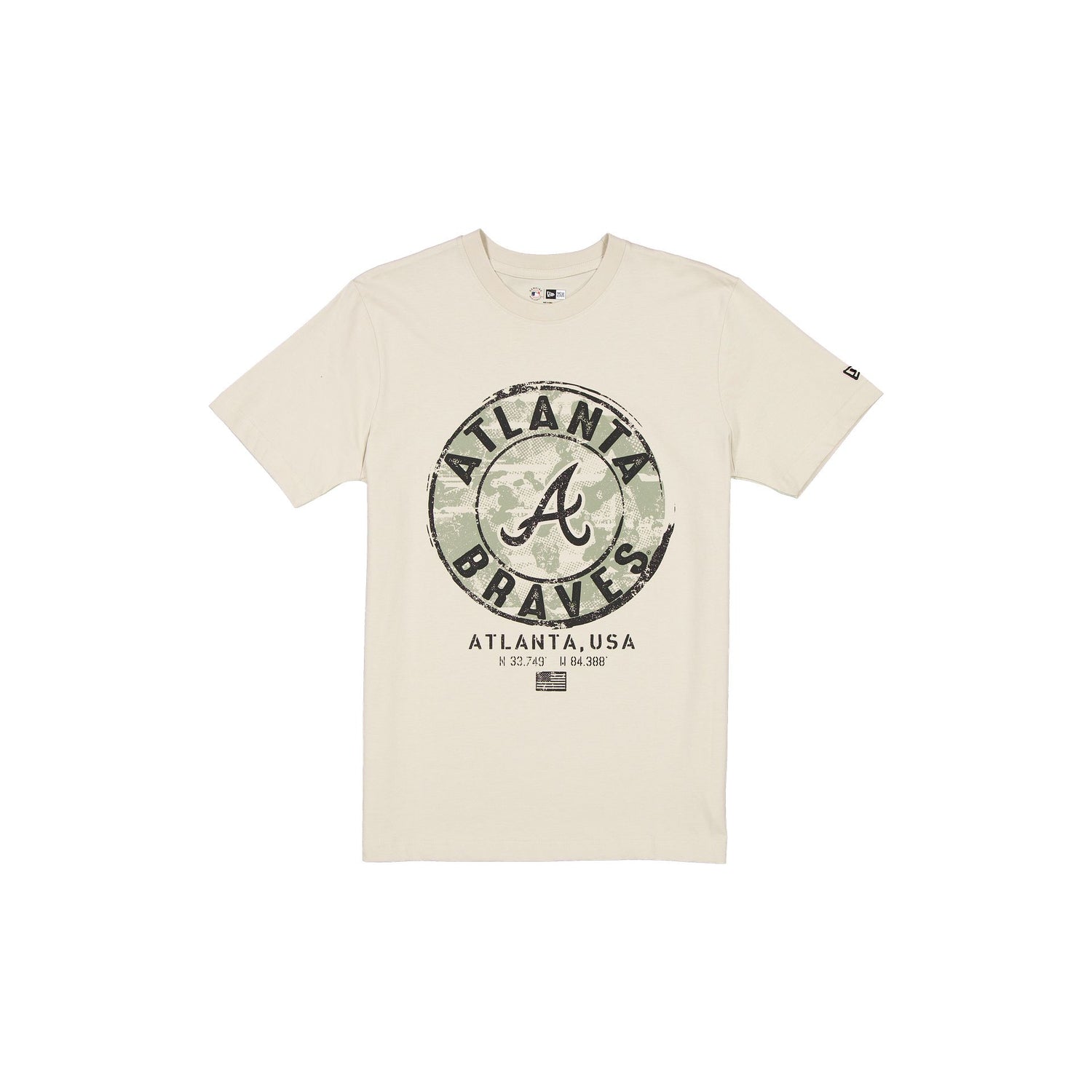 Atlanta Braves Armed Forces Day 2025 Stone T-Shirt