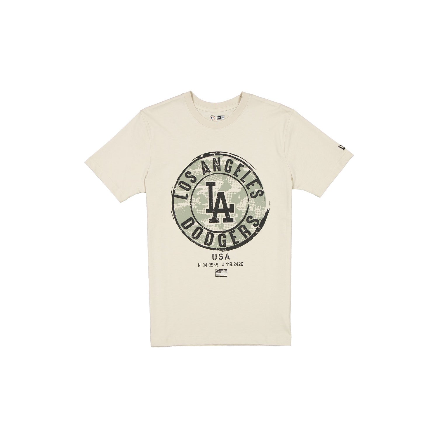 Los Angeles Dodgers Armed Forces Day 2025 Stone T-Shirt