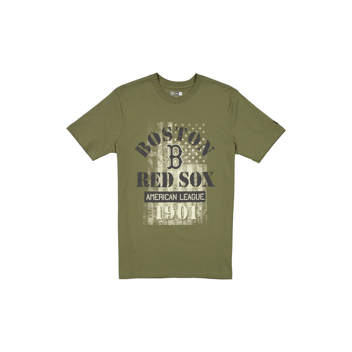 Boston Red Sox Armed Forces Day 2025 Green T-Shirt
