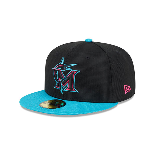 Miami Marlins City Connect Batting Practice 59FIFTY Fitted Hat - New Era Cap