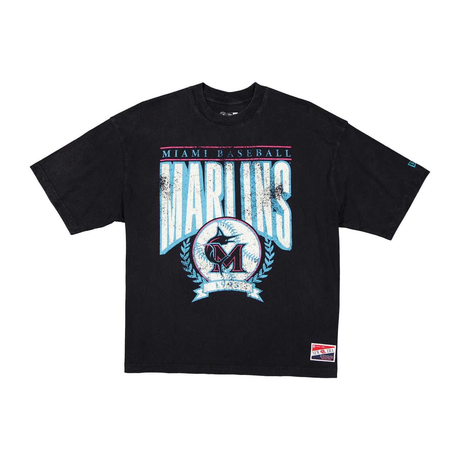 Miami Marlins City Connect Distressed T-Shirt