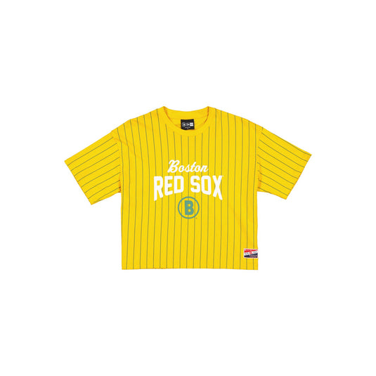 Boston Red Sox City Connect Women's Pinstripe T-Shirt - New Era Cap