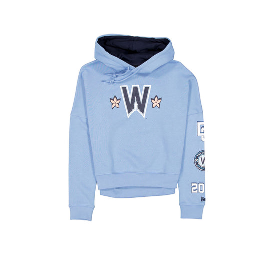 Washington Nationals City Connect Women's Pastel Blue Hoodie - New Era Cap