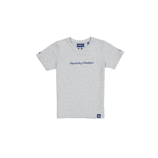 New York or Nowhere x New York Yankees Gray Youth T-Shirt - New Era Cap